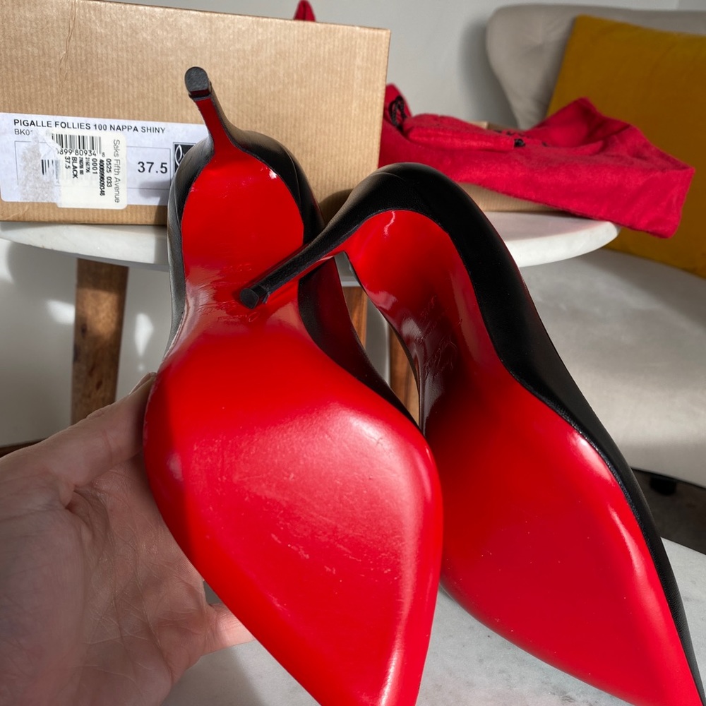 Christian Louboutin Pigalle 100 Black 37.5